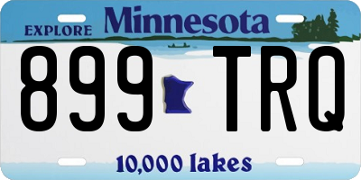 MN license plate 899TRQ