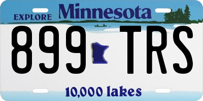 MN license plate 899TRS