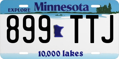 MN license plate 899TTJ