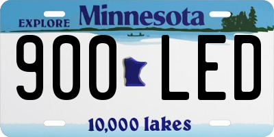 MN license plate 900LED