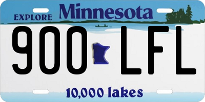 MN license plate 900LFL
