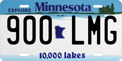 MN license plate 900LMG