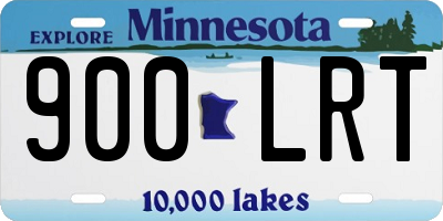 MN license plate 900LRT