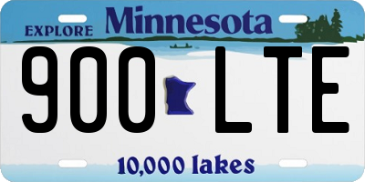 MN license plate 900LTE
