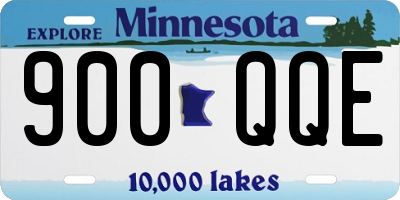 MN license plate 900QQE