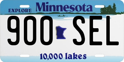 MN license plate 900SEL