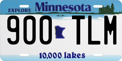 MN license plate 900TLM