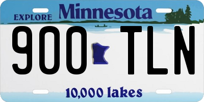 MN license plate 900TLN