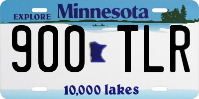 MN license plate 900TLR