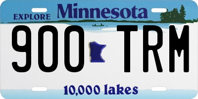 MN license plate 900TRM