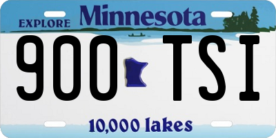 MN license plate 900TSI