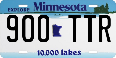 MN license plate 900TTR