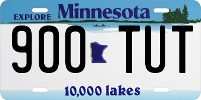 MN license plate 900TUT
