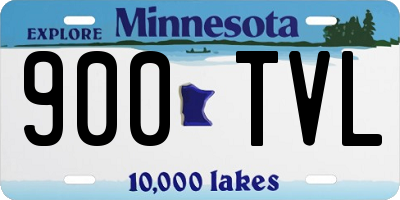 MN license plate 900TVL