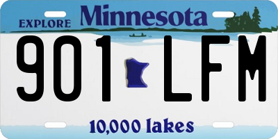 MN license plate 901LFM