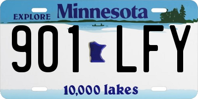 MN license plate 901LFY