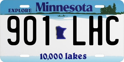 MN license plate 901LHC