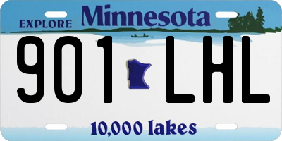 MN license plate 901LHL