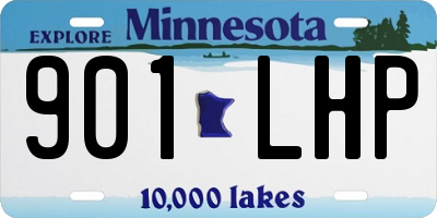MN license plate 901LHP