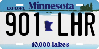 MN license plate 901LHR