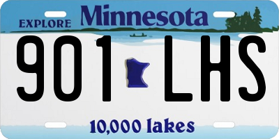 MN license plate 901LHS