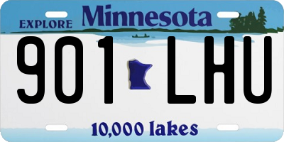 MN license plate 901LHU