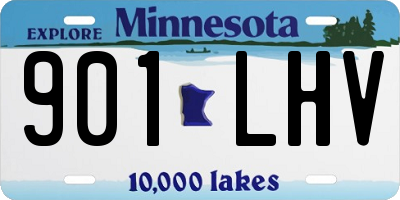 MN license plate 901LHV
