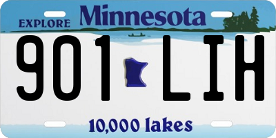 MN license plate 901LIH
