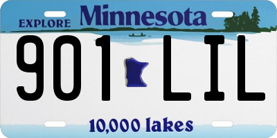 MN license plate 901LIL