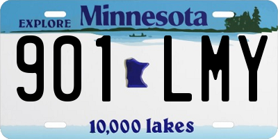 MN license plate 901LMY