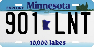 MN license plate 901LNT