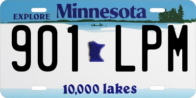 MN license plate 901LPM