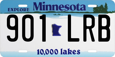 MN license plate 901LRB