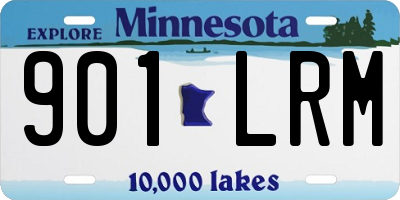 MN license plate 901LRM