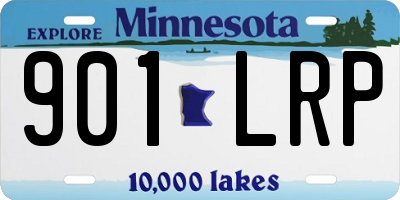 MN license plate 901LRP