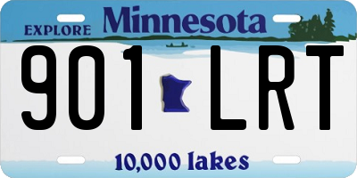 MN license plate 901LRT