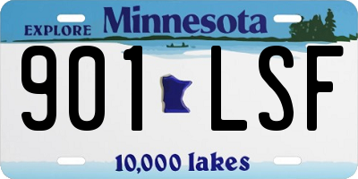 MN license plate 901LSF