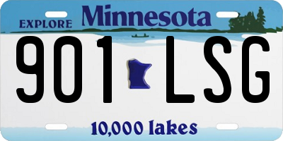 MN license plate 901LSG