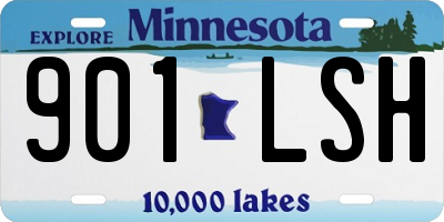 MN license plate 901LSH