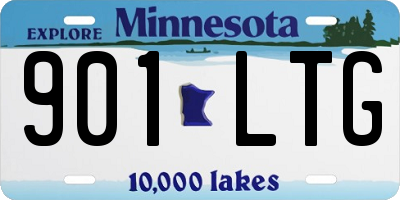 MN license plate 901LTG