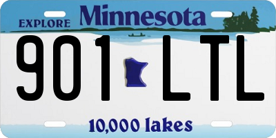 MN license plate 901LTL