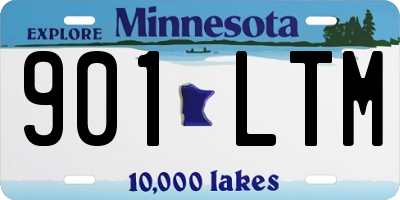 MN license plate 901LTM