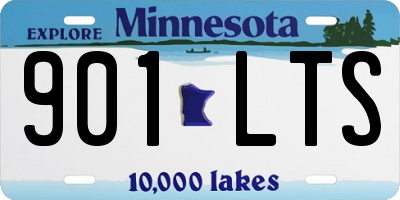 MN license plate 901LTS