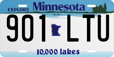 MN license plate 901LTU