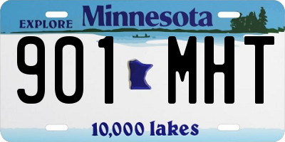 MN license plate 901MHT