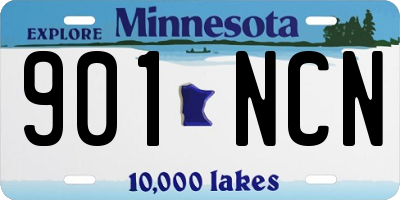MN license plate 901NCN