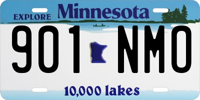 MN license plate 901NMO