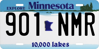 MN license plate 901NMR