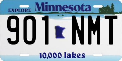 MN license plate 901NMT