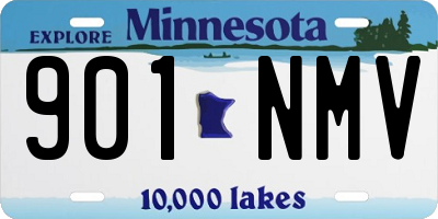 MN license plate 901NMV